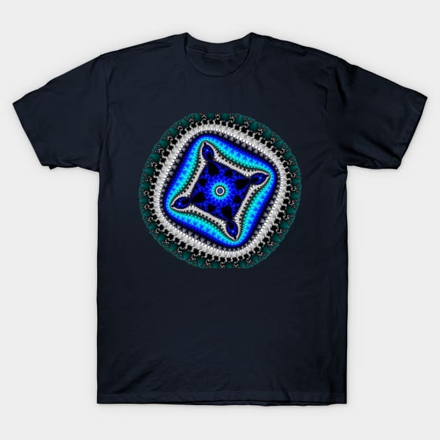 Circular fractal T-Shirt by Infinity Chaos